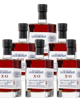 【自营】【法桶10年窖藏】法国原酒进口XO白兰地40度小瓶洋酒正品