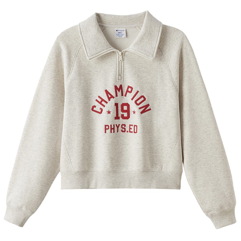 Champion冠军女加绒翻领卫衣