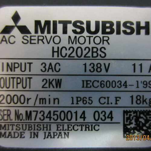 议价供应全新原装三菱伺服电机HC202BS