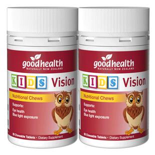 goodhealth儿童越橘蓝莓叶黄素酯片青少年60粒*2