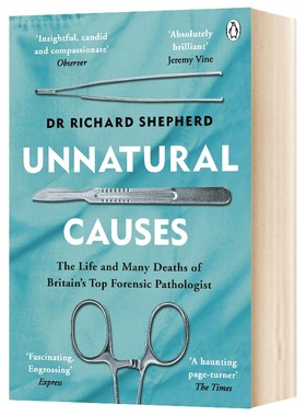 非自然死亡 英文原版 Unnatural Causes 非自然原因 外科医生真实案件 Dr Richard Shepherd 英文版进口原版英语书籍