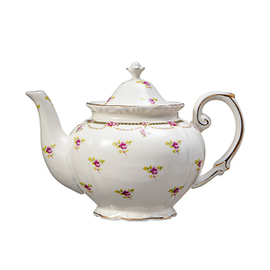 幸运秘钥下午茶具套装玫瑰花图案