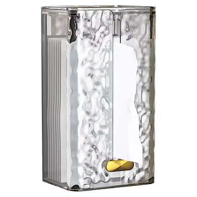 洗脸巾收纳盒抽纸盒纸巾盒壁挂式卫生间厕所一次性面巾纸倒挂吸盘