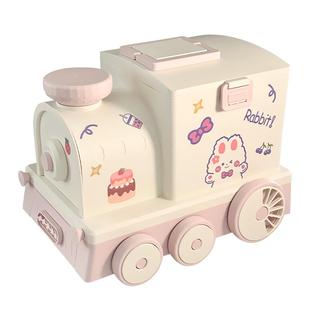 可爱小火车药箱家用家庭装大容量手提便携药品收纳箱子急救医药箱