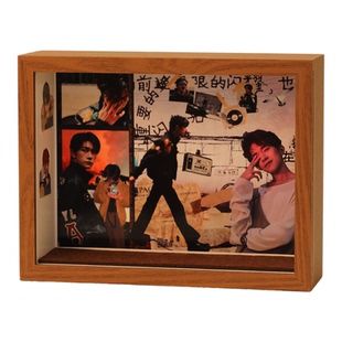 易烊千玺diy相框想念创意造景摆件装饰小礼物微缩专辑周边生日