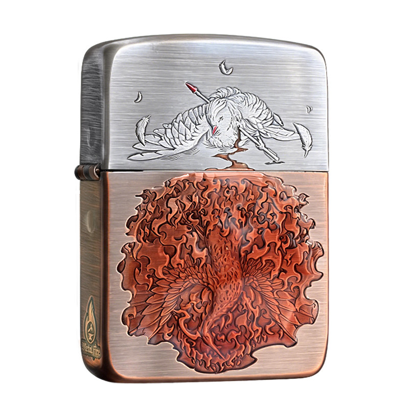 ZIPPO千语1941涅槃重生凤凰拉丝