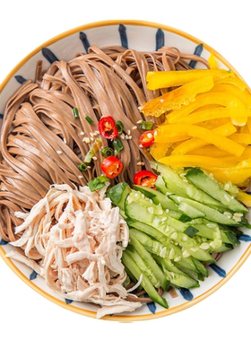 王天晴黑麦荞麦面挂面粗粮0脂肪高蛋白低钠健身速食代餐饱腹拌面