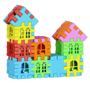 儿童大颗粒积木2-4滑道滑梯轨道滚球百变拼装滚珠3-6-8岁桌面玩具