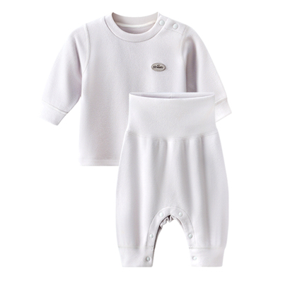 婴儿保暖内衣分体套装德绒秋冬