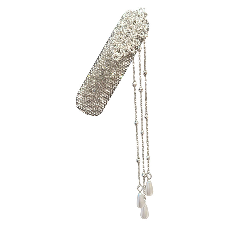 轻奢精致珍珠流苏发夹新中式小众民族风头饰装扮侧边刘海夹发卡女