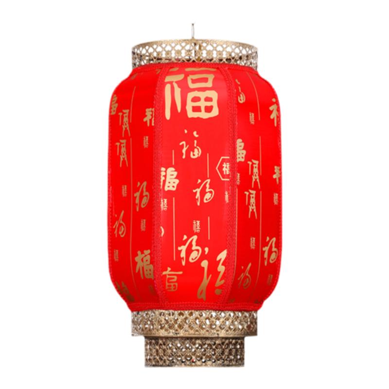 户外防水羊皮灯笼景区饭店门头中式仿古灯笼广告印字冬瓜灯笼定制