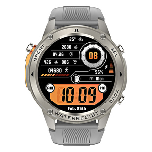 时刻美运动手表支持游泳模式GPS运动轨迹长效续航高清蓝牙通话M