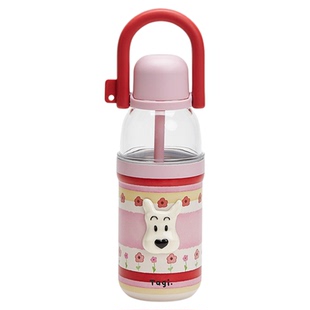 Tagi.《哈哈》小狗tritan大容量运动水杯便携可爱水壶随行杯