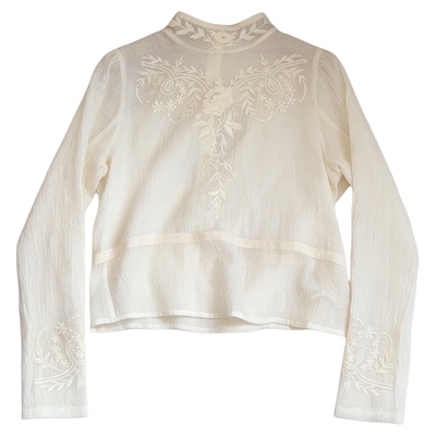 新中式禅意刺绣高级感通勤上衣女