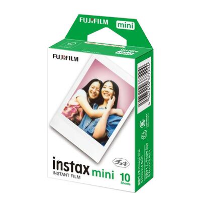【自营】Fujifilm/富士拍立得mini7+/8/9/11/25/40/90 /12 10张白边 mini系列通用 适配mini12 拍立得相纸