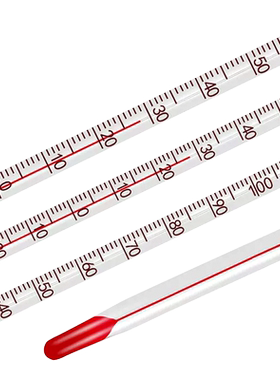 红水温度计水银测温计化学实验用