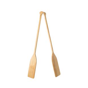 手工船桨划浆实木1.5米woodenship手摇独木舟船桨无结疤松木桨