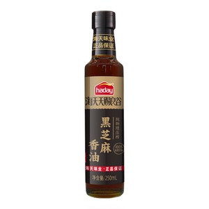 海天天赐良谷黑芝麻香油250ml