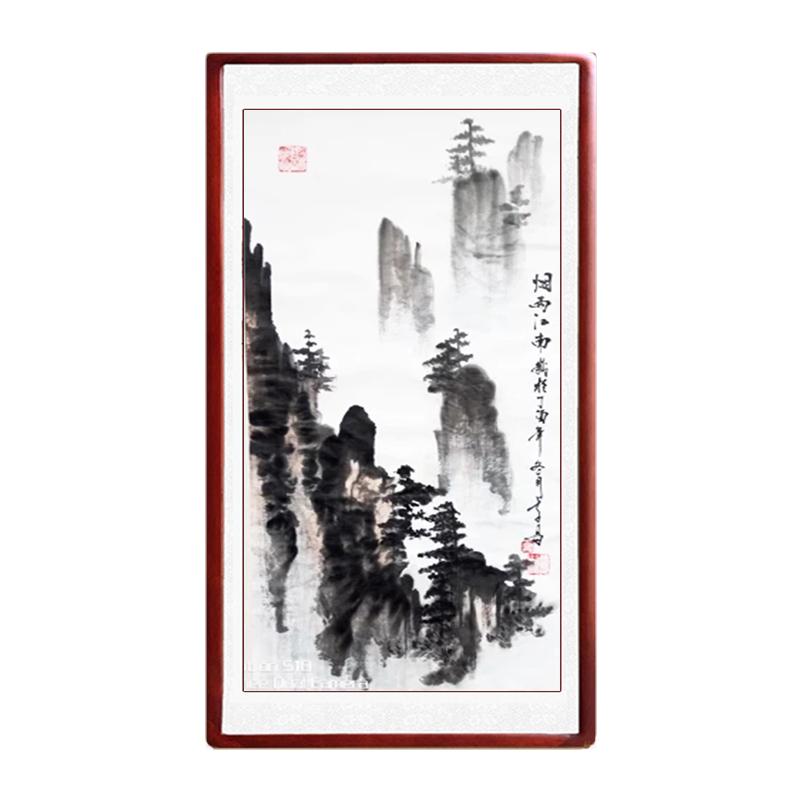 国画山水画黄山风景手绘真迹
