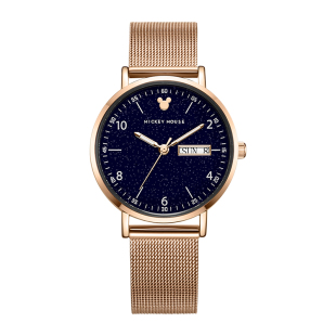 迪士尼满天星手表女学生初高中女款初中女生考试专用机械女孩礼物