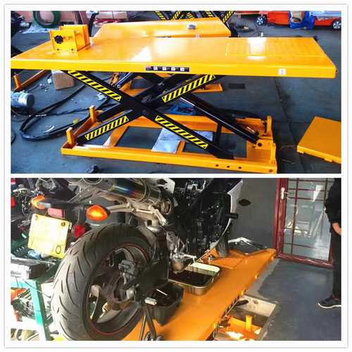 MK-B500摩托车维修升降平台 摩托车专用液压升降机 摩托车升降台