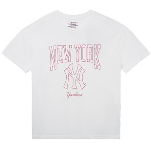 FANATICS x MLB 联名款纽约洋基队经典NY休闲短袖T恤女款26年夏季