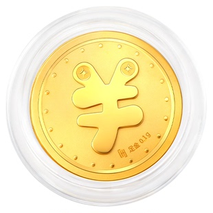 潮宏基福佑有钱花黄金金条足金挂件金钞投资金投资金钥匙扣摆件