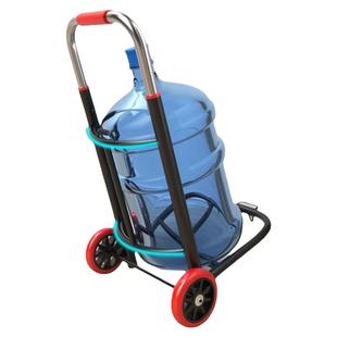 桶装水小拉车折叠打水小推车拉货车家用买菜购物手拉车行李拉杆车