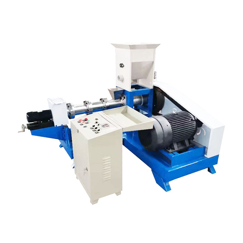 大型鱼虾饲料膨化机组玉米大豆颗粒饲料膨化机宠物猫粮狗粮膨化机