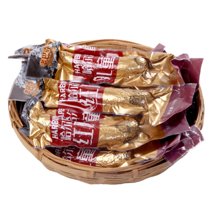 【老巴夺】正宗哈尔滨红肠单支二次熏烤蒜香风味猪肉肠开袋即食