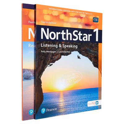 托福雅思 NorthStar 北极星听说Listening&Speaking 学生书1级含线上学习资源 新版【不含MyEnglishLab】英文原版 大音