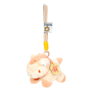 敦煌毛绒小马钥匙扣挂件马上有钱公仔马年招财好运伴手礼文创玩偶