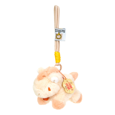 敦煌毛绒小马钥匙扣挂件马上有钱