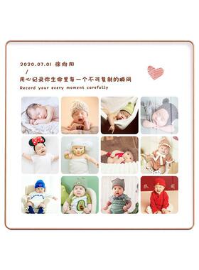 定制高级感婚纱照结婚登记照摆台