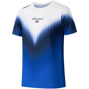 安踏冠军HK100户外越野跑POLYGIENE抗菌速干短袖T恤男士152610101