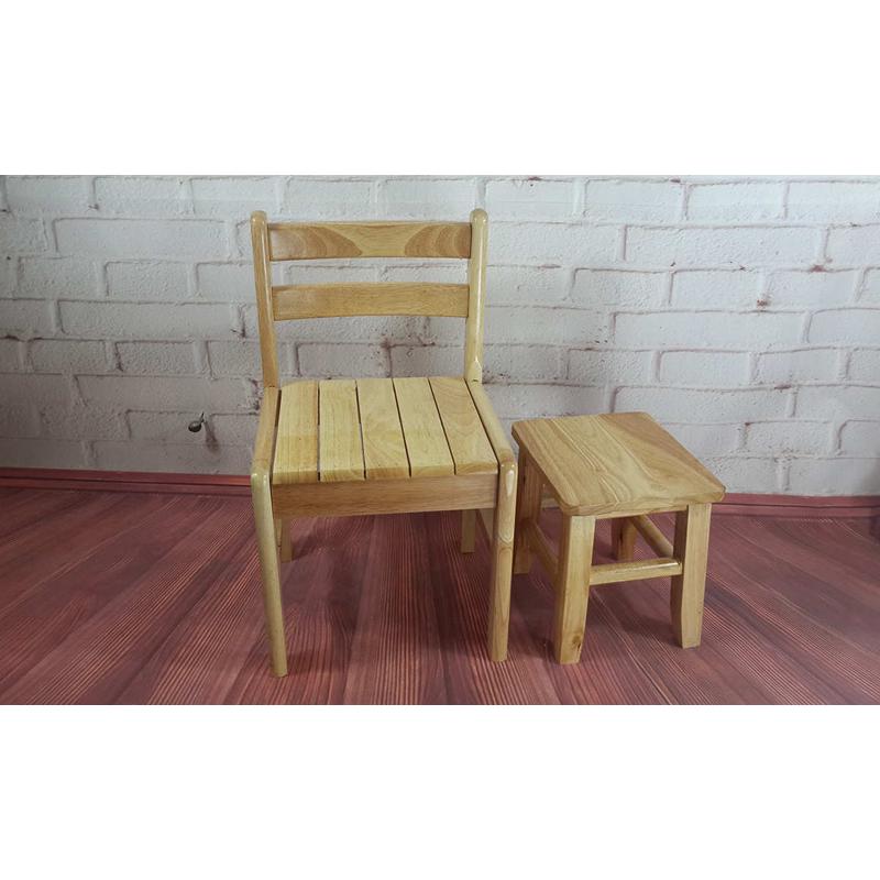 全橡木实木靠背椅 儿童学习靠背椅靠背凳子木凳小方凳矮凳小椅子