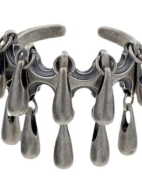 CHUNRAN925银开口可调节戒指