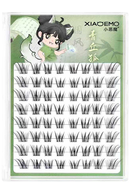 小恶魔假睫毛免胶狐系斜飞上睫毛