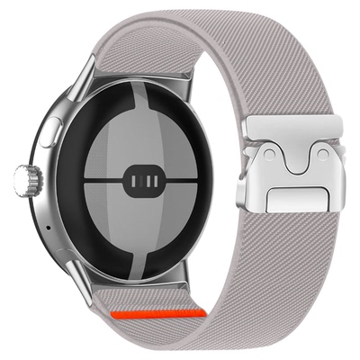 适用谷歌Pixelwatch3/4尼龙表带