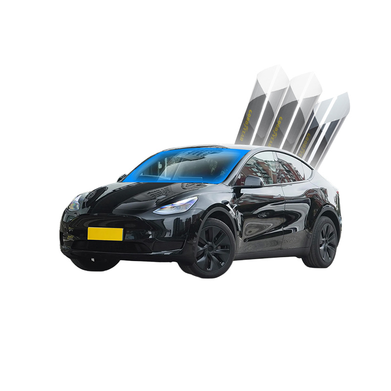 車膜特斯拉modely汽車貼膜太陽膜車窗玻璃膜煥新版model3防曬隔熱