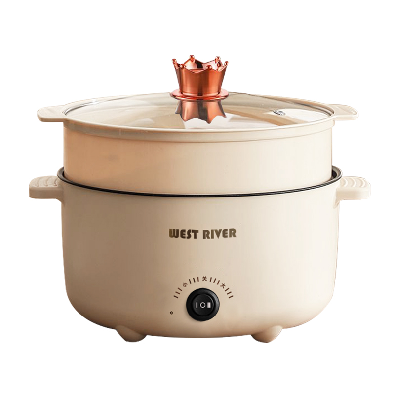 新款全自动电蒸锅不粘电饭煲电煮锅宿舍大容量电热锅多功能电火锅