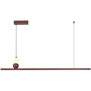 宝洛尼中古风餐厅吊灯一字长条吧台灯美式复古宋代美学餐桌岛台灯