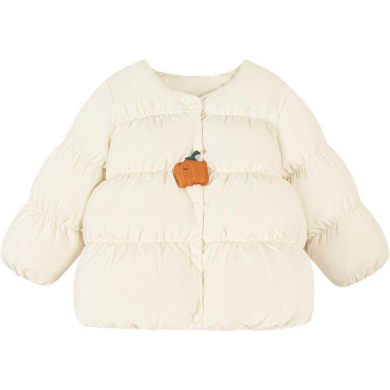 迷你巴拉巴拉女童羽绒服甜美可爱造型婴儿宝宝保暖外套2025冬新品