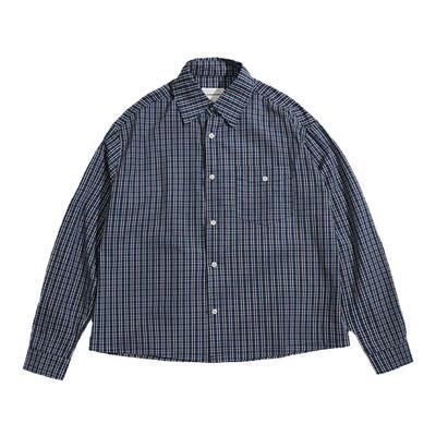 CountryMoment复古格纹短款衬衫