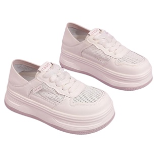 星期六厚底小白鞋女鞋春夏季新款简约百搭休闲鞋女士透气网面鞋子