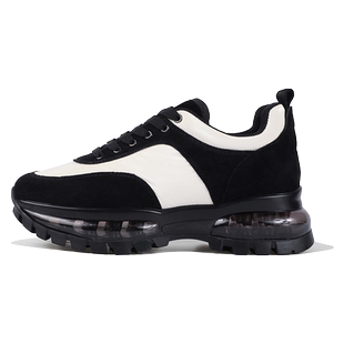 韦恩Wayne Flex百搭高弹气垫老爹鞋厚底真皮拼色增高休闲鞋