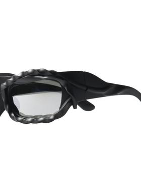 雕塑风格扭曲UV400小众太阳眼镜