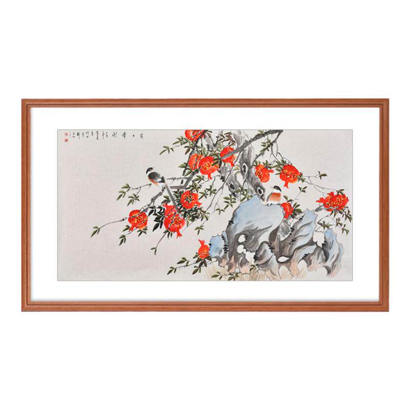 美协名家纯手绘写意花鸟画