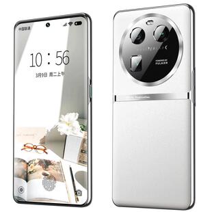 适用oppofindx6手机壳新款电镀素皮findx8pro全包防摔大漠银月硅胶高端男女情侣oopofindx7por高级感x8保护套