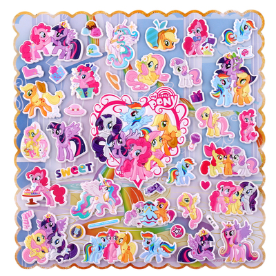 小马宝莉PONY3D立体卡通贴纸